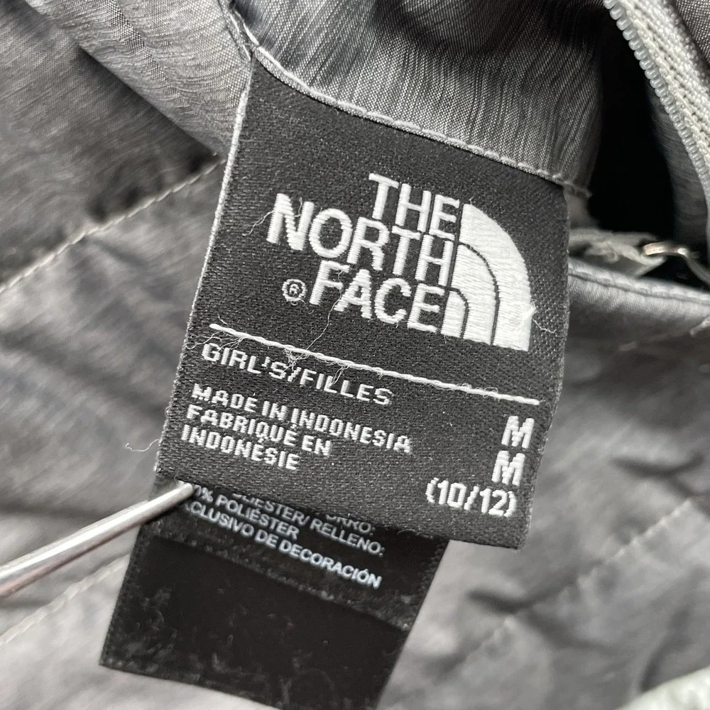 North Face Reversible Jacket Youth Girls Medium Sherpa‎ Fleece Outdoor Hike Camp